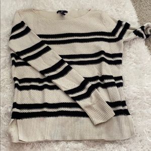 GAP black and white striped sweater